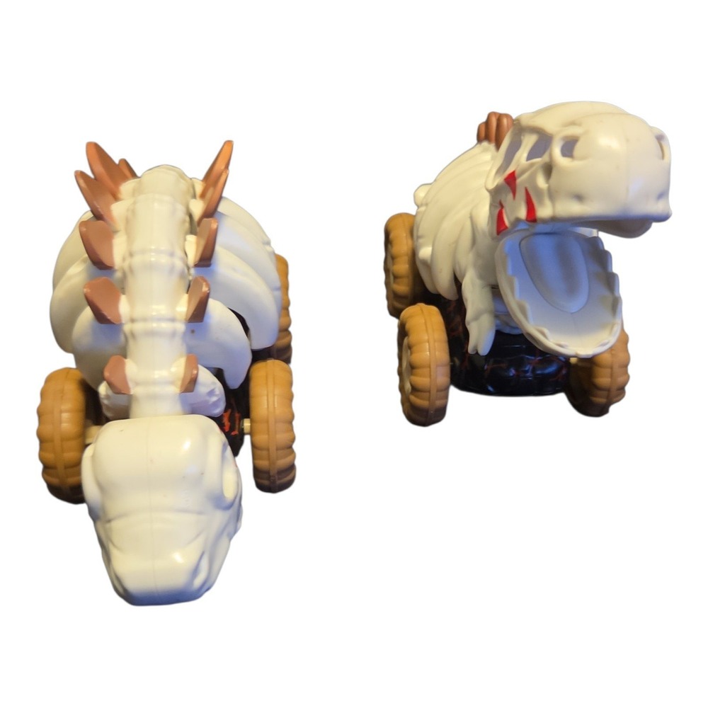 iPlay iLearn Dinosaur Skeleton Monster Truck Set T-Rex Stegosaurus Toys 2pk
